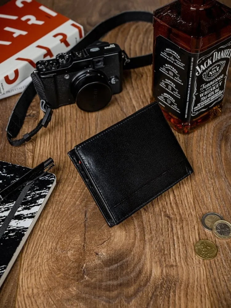 Składany męski portfel skórzany Pierre Cardin